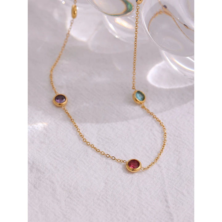 Colorful Cubic Necklace