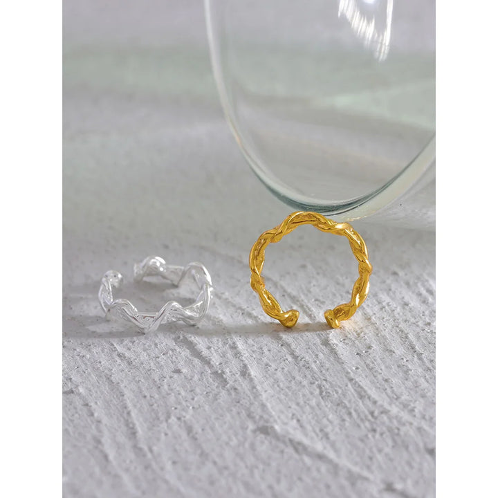 Twisted Geometric EarCuff
