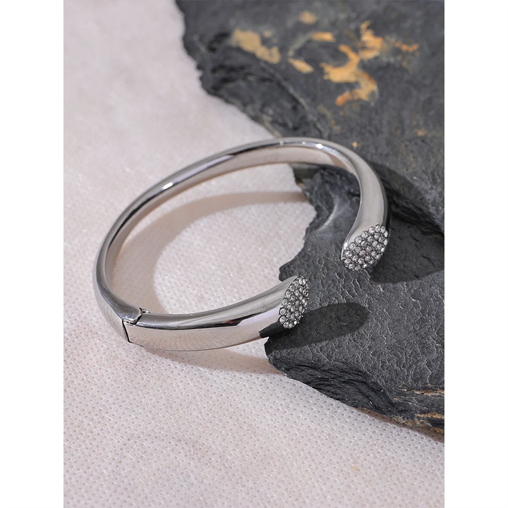 Cubic Zirconia Open Bracelet