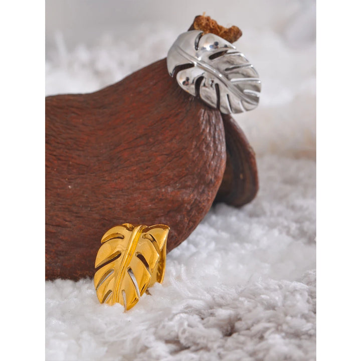 Leaf Open Ring