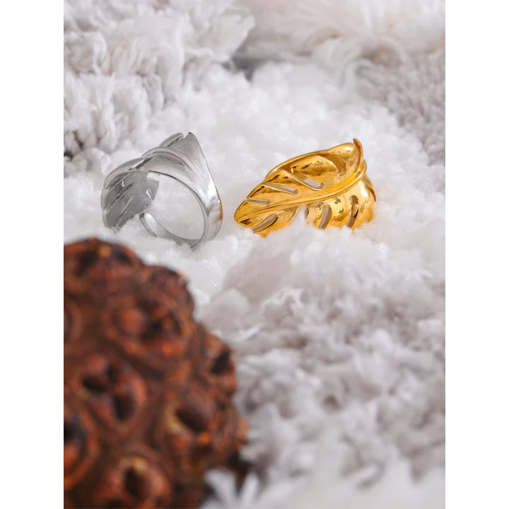 Leaf Open Ring