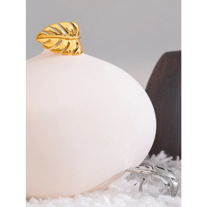 Leaf Open Ring